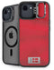 Denmark Soccer Flag iPhone 16e Kickstand Case